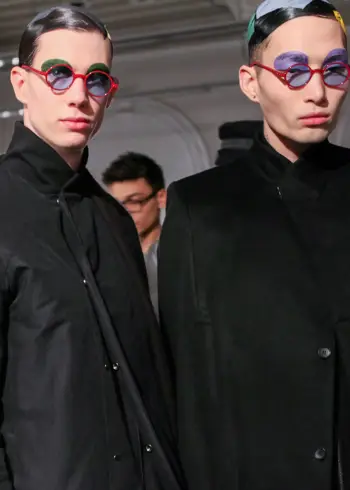 Siki Im menswear worn by a mdel